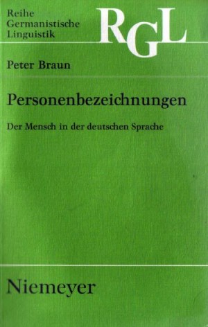 Personenbezeichnungen Der Mensch in der deutschen Sprache